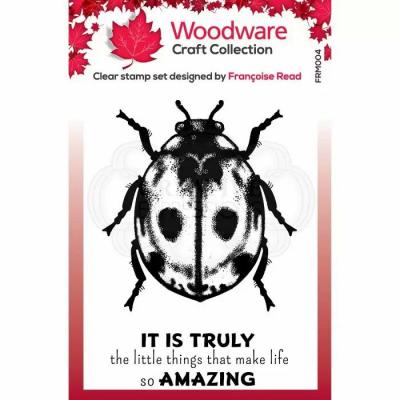 Creative Expressions Woodware Clear Stamps - Little Ladybird